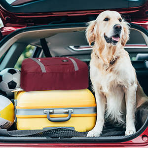 Sports Duffel Bag, Foldable Storage Bag, Toiletry Makeup, Travel Shoulder Bag Canvas Cotton Bags With Zippers