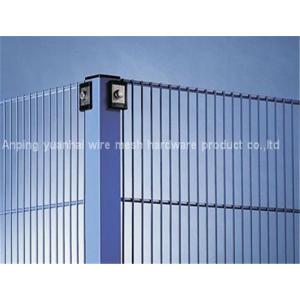 358 Security Fence 2.4x2.1m Galvanized Steel Mesh 76.2x12.7mm