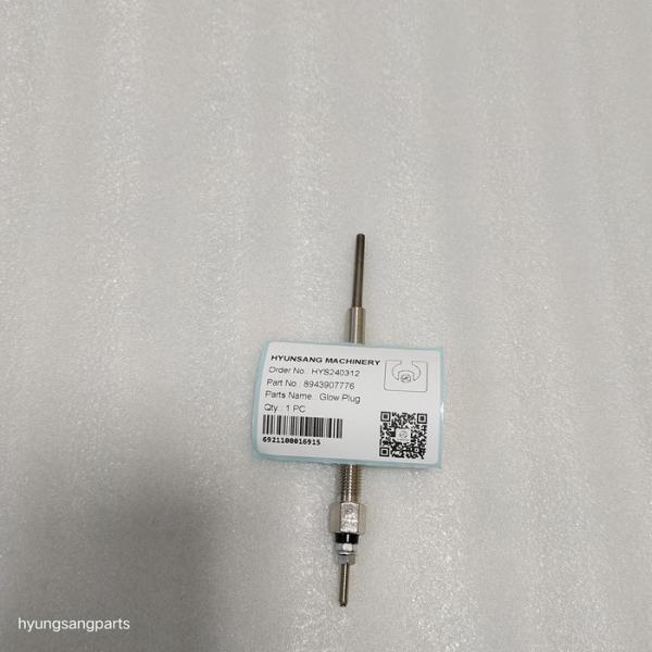 Peças sobressalentes de escavadeira Glow Plug 8943907776 Para ZX250W-3 ZX270-3 ZX280L-3