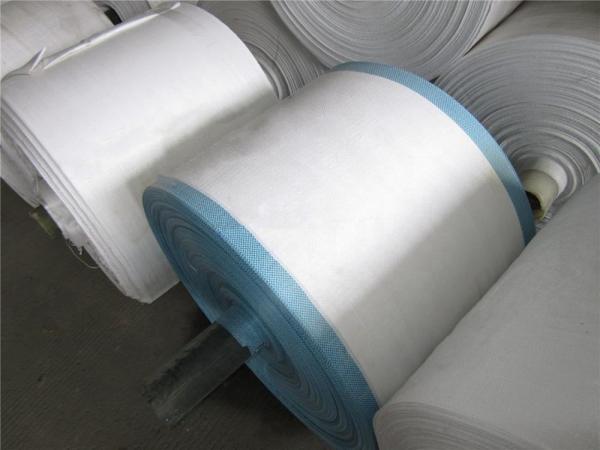 White PP Woven Cloth Roll Material Transparent Fabric Roll For FIBC Bulk Bag Production
