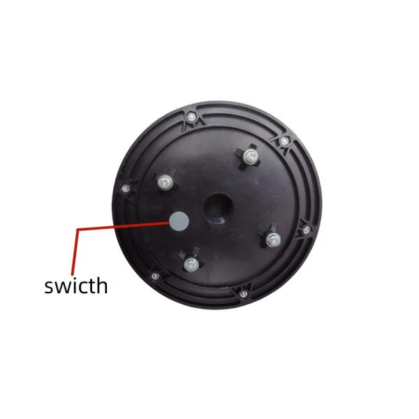 Solar LED Barricade Warning Light - Yellow Boat Signal Light Flashing Traffic Lamp for Road Safety