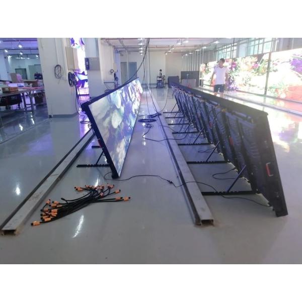 IP65 Football Pitch Advertising Boards , P10 Football LED Display