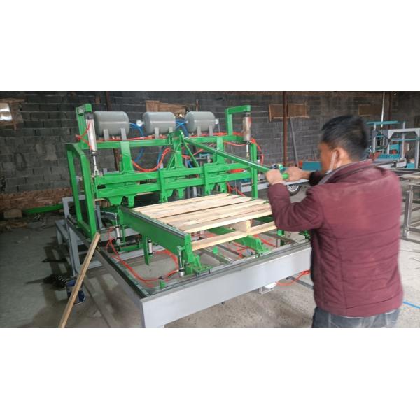 Пневматический Semi автоматический паллет пригвождая машину с Palletizer