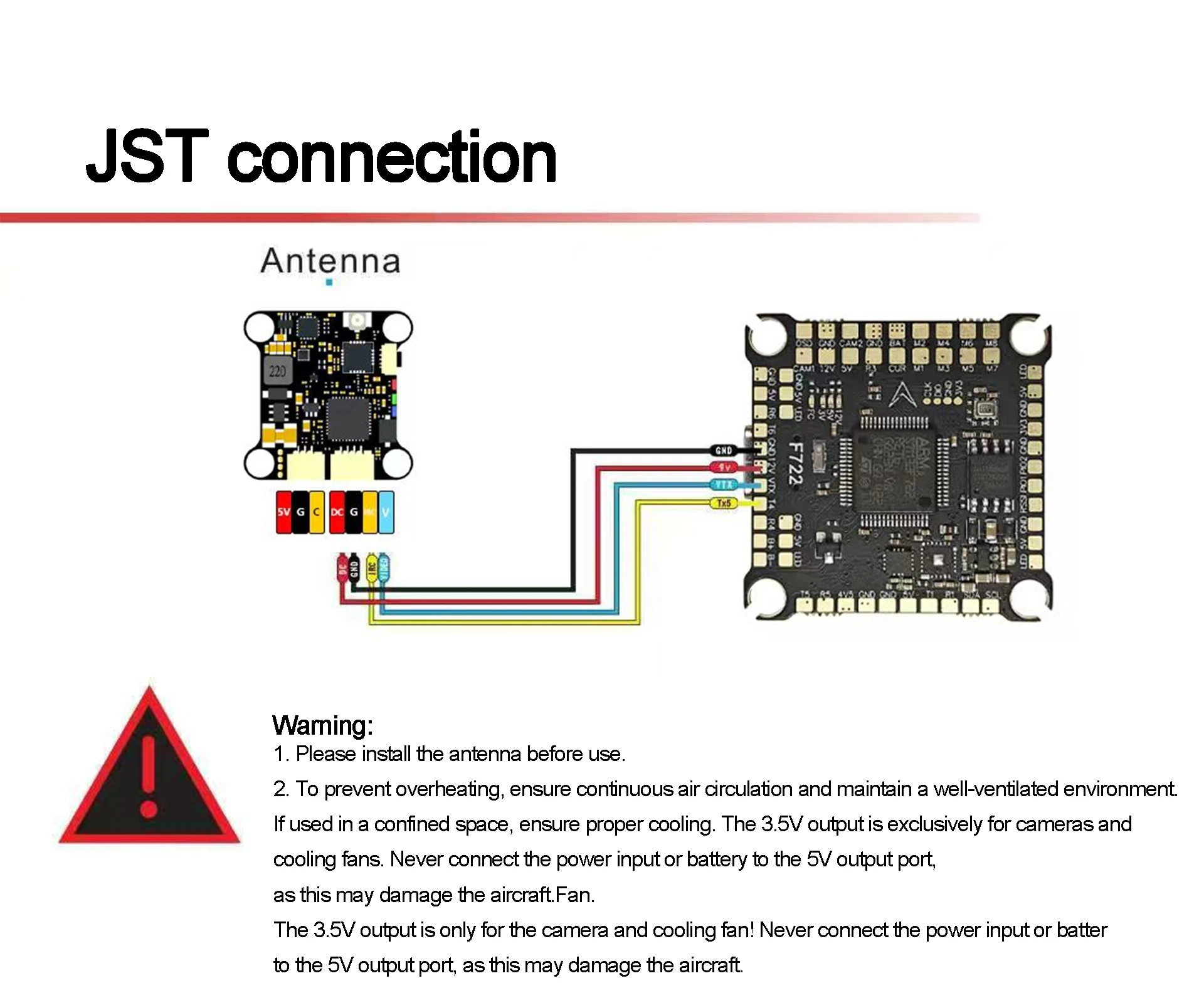 Hpxgrc 5.8g 1w Fpv Vtx Stable  Clear, 64-Bit Long Range Video Transmitter with Easy Setup