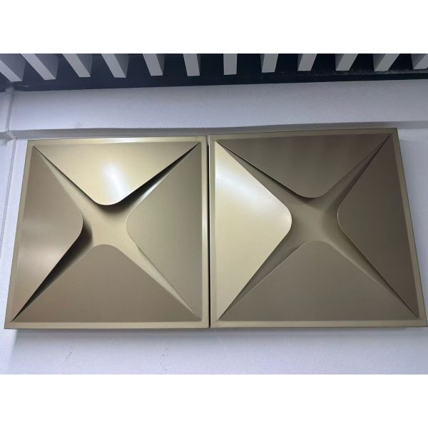 High-end ceiling curtain wall aluminum plate artistic style popular style