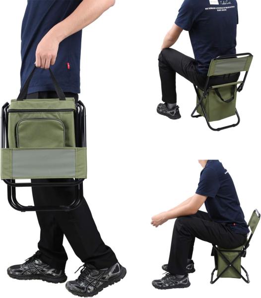 Camping Stool Portable Stool Portable Chair Mini Foldable Stool Fishing Stool for Adults Fishing Hiking Gardenin