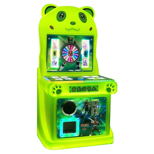 シングルプレイヤーターンテーブルコイン式アーケードミニモデル17インチ子供用ゲーム機