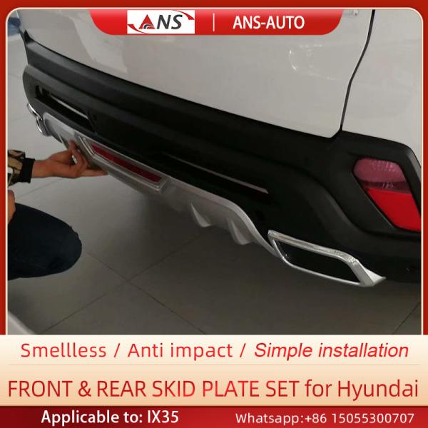 Anti Impact Hyundai Ix35 Cars Body Parts Front And Rear Skid Plates