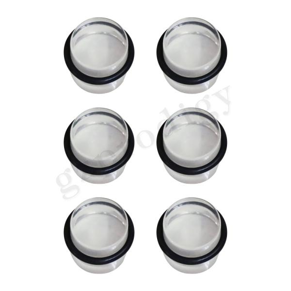 Adhesive Transparent BS Door Stopper Baby Safey Plastic Door Wedge