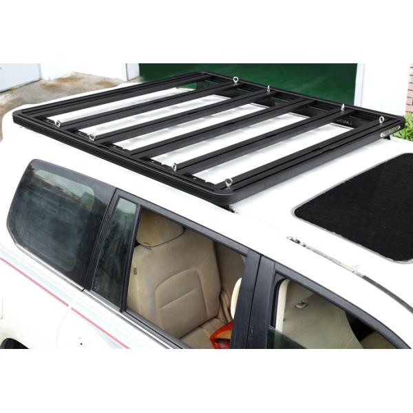 TOYOTA LC 200 Flat Roof Racks Lightweight Aluminum Alloy Tray with Backbone Mounting
