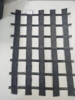 250-50 Kn/M PET Uniaxial Polyester Roadbed Reinforcement Geogrid For Road And Railway