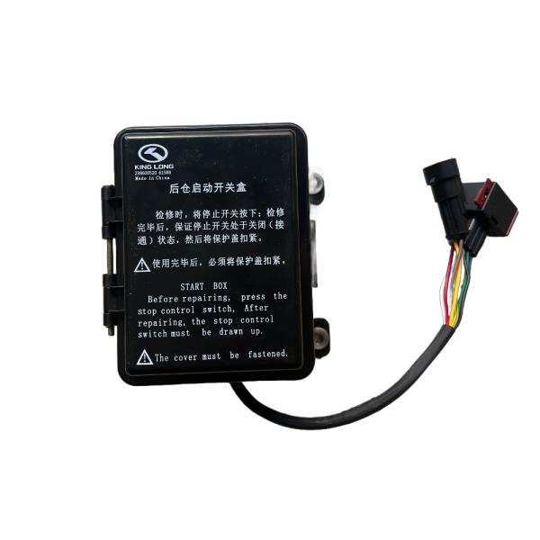 King Long Bus Rear Compartment Starter Switch Box 6-8 Pin Waterproof Rocker Bus Spares 238600520