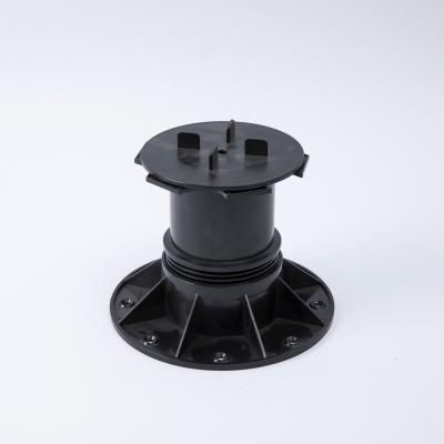 205mm Base Dia 60-140mm Pedestal de plástico exterior para fácil modificação de altura ao ar livre