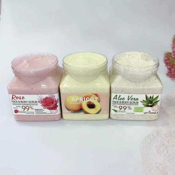 ODM Avocado Facial Body Scrub Organic Exfoliante Deep Cleansing Moisturizing