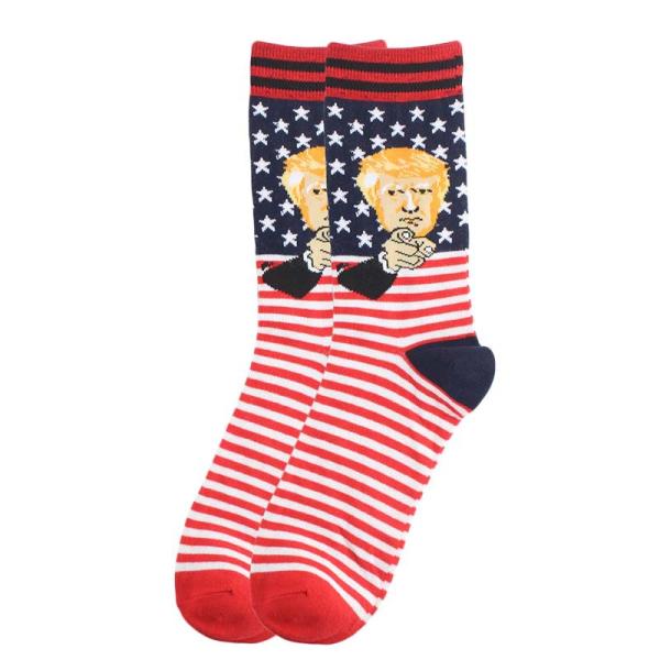 Men's Accessories Funny Crazy Character Printed Designer Striped Crew Cotton Happy Socks