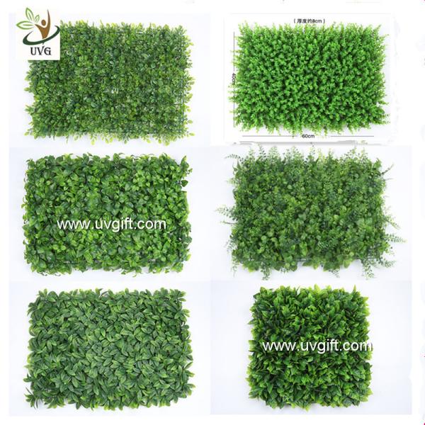 UVG artificial green living wall with plastic grass for vertical garden decoration GRS09