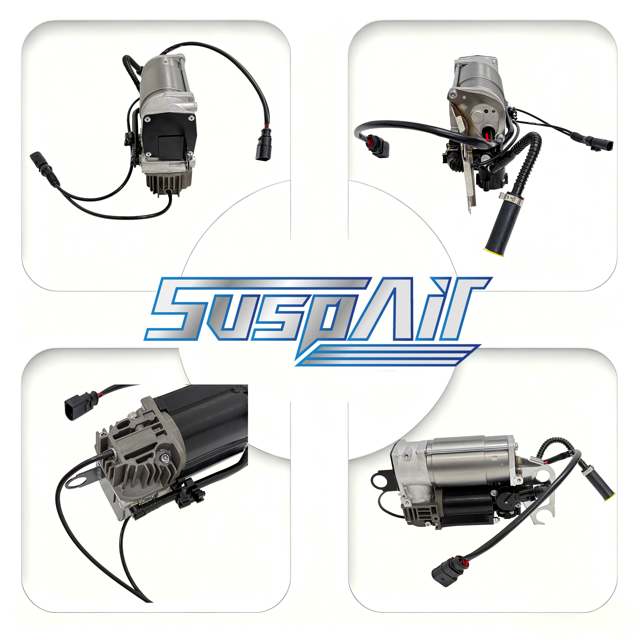 4L0698007C Air Suspension Pump Compressor For Audi Q7 4L 2006-2015 1:1 OEM Structure