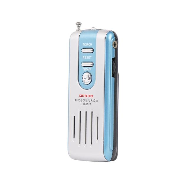 Plastic Portable FM Radio With Speaker 22mm Antenna Outdoor Portable Radio