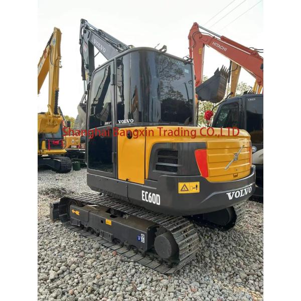 Yes We Inspection 90% Small Digger Machinery with Low Hours Used Mini Excavator VOLVO EC60