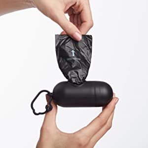 Cornstarch 100% Compostable Biodegradable Dog Poop Bags, Compostable Pet Poop Dog Print Bags, Pick Up Waste Pet Dog Poop