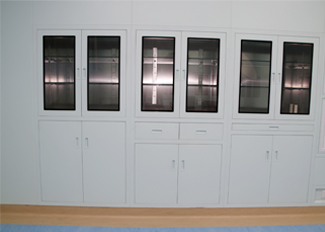 Кухонный шкаф аппаратуры шкафа медицины больницы нержавеющей стали с ящиком 2