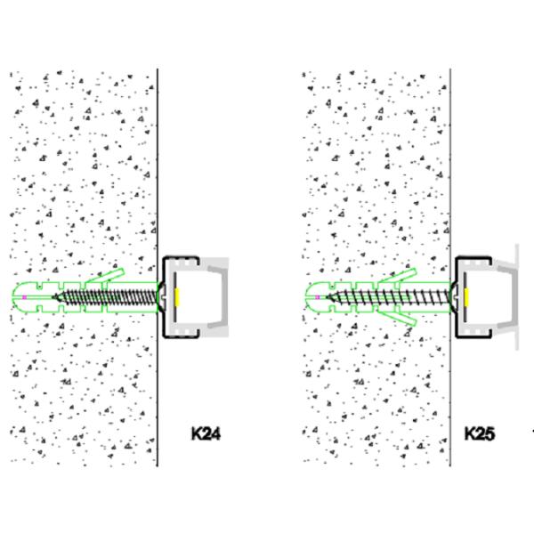 Профиль Width16mm*High12mm прокладки СИД алюминиевый с крышкой отражетеля ПК