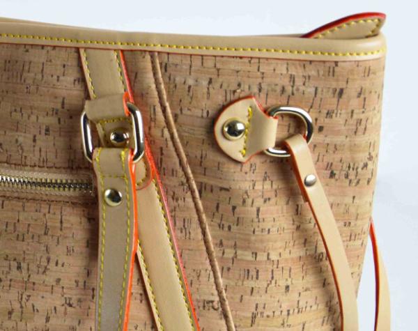 2016 New Fashion Style Women Cork Handbag for Wholesale 16.1''/12.6''*5.9''*11''