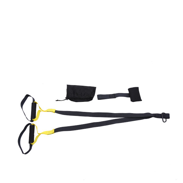 Home Nylon Webbing Suspension Training Straps , 245cm Elastic Band Workout