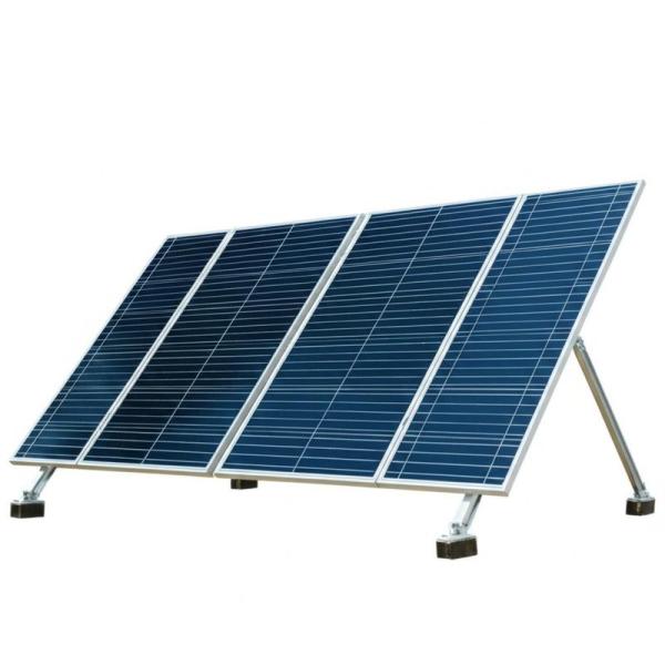 Customized Solar Panel Ground Mounting Systems with Tilt Angle 0-60 Degrees and Durable Construction Roof Inclination