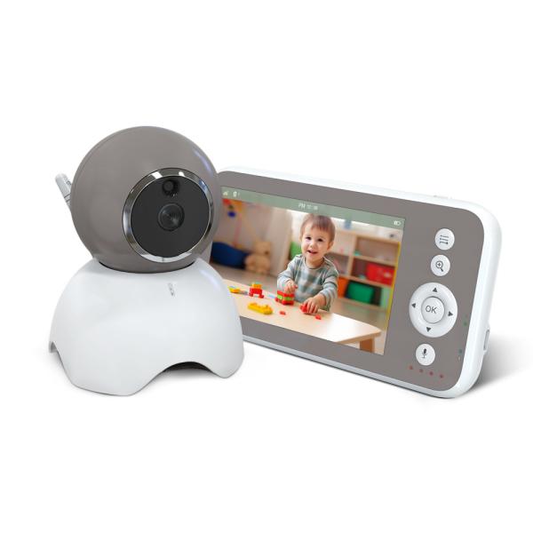 5.5 Inch Wireless Baby Monitor with PTZ Camera and Night Vision