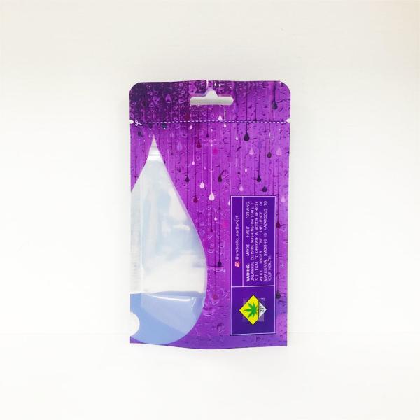 3.5g Packaging Mylar Bag UV Printed Doypack with window
