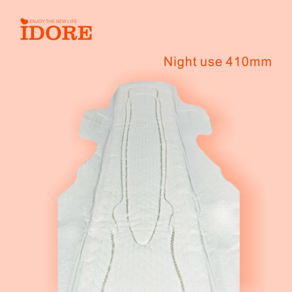 Night Use 410mm Women Wearing Sanitary Napkins