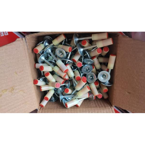 Metal Washer Dia. 15.6mm 27mm Mini Ceiling Nails for Fast Concrete Wall Fixing Device