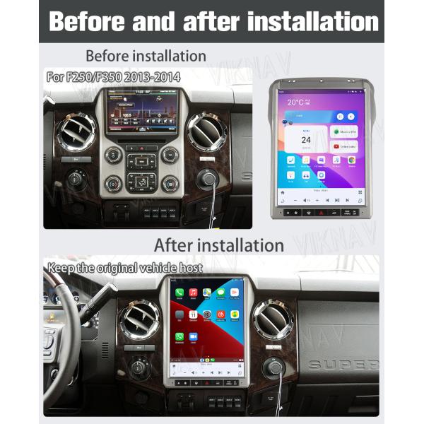 12.1'' Touch Screen 8core Android 13 Car Dvd Player Для автомобиля Ford F250/F350 2013-2014