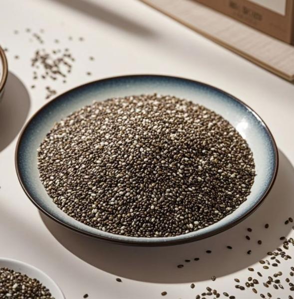 Organic Black and White Chia Seeds for Digestive Health Support, Sustained Energy & Hydrating Superfood
