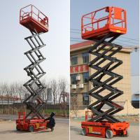 14m 12m 10m 8m 6m Bateria Elevador Elétrico Homem Auto-propulsado Elevador de Tesoura Para Trabalho Aéreo