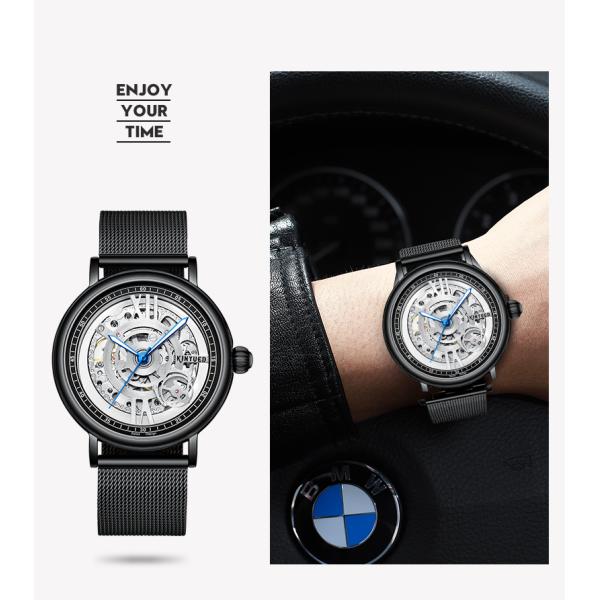 KINYUED simple fashion waterproof manufacturer watches custom logo mechanical automatic watch