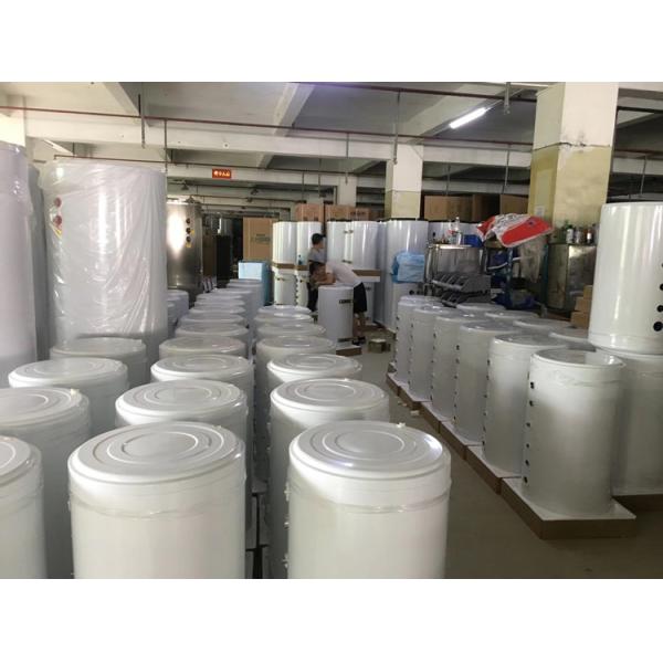 100 - 500 L Small Hot Water Storage Tank White / Silver / Golden Color
