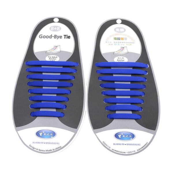 Cool Nice Unisex Man Women No Tie Silicone Shoelace Sneaker Rubber Shoelace, 8+8 Design With 12 Colors,For Sport Gift