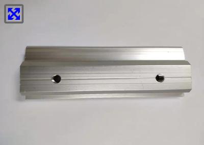 Silver Anodized CNC Aluminum Profile Recyclable For Solar Rack Connecting