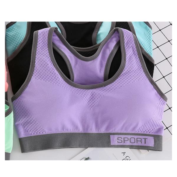 Solid Women High Impact Sports Bra Antishock Quick drying Short