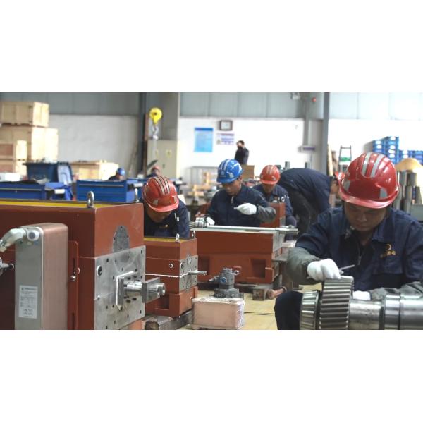 Параллельная коробка передач 16-18 крутящий момент Чугун 75 мм SHE Двухшнековый экструдер Коробка передач Коробка редуктора с высоким крутящим моментом
