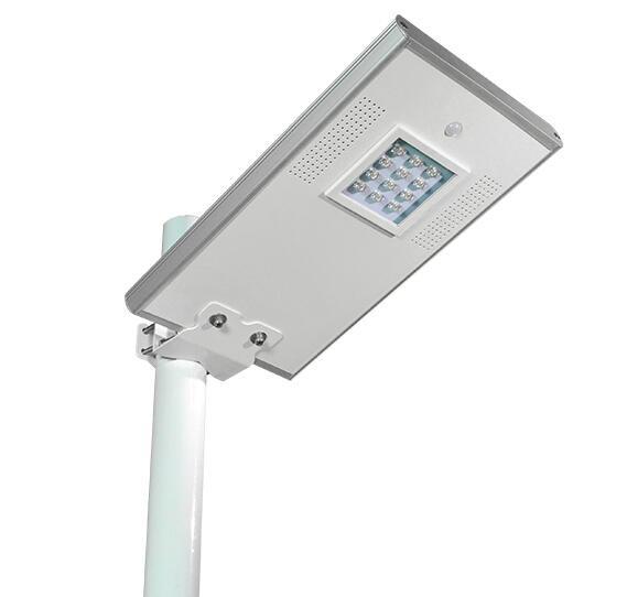 12W Integrated Solar LED Street Light solar garden lights 20W solar PV  aluminum die-casting solar energy