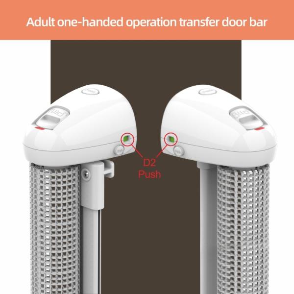 Baby Safety Gate Retractable Door Extra Wide Child Pet Safety Stairs Gate