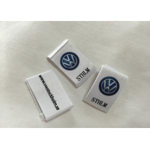 Напечатанные тканью сплетенные ярлыки одежды для логотипа бренда детей изготовленного на заказ