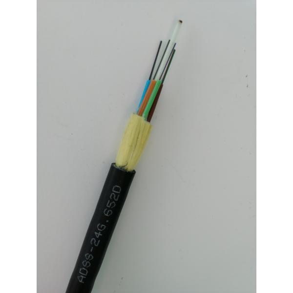 All Dielectric Self Supporting ADSS Fiber Optic Cable 100m Span