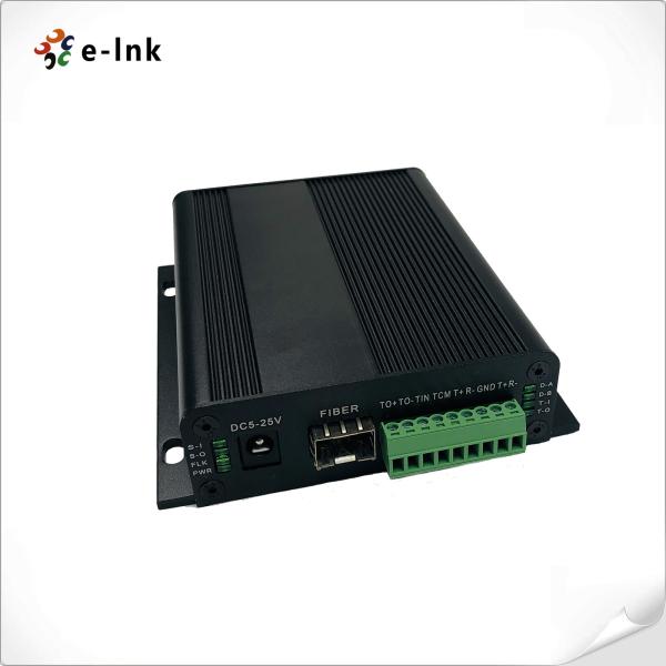 3G-SDI Fiber Converter with Loop-out RS422/485 Audio Mic Tally
