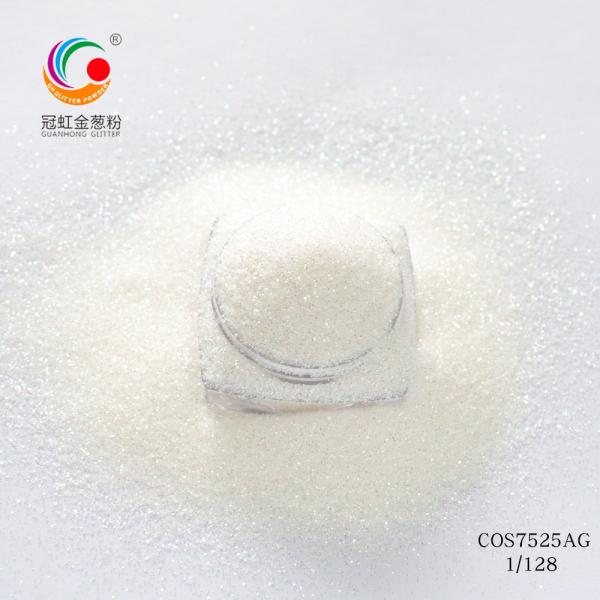 White Biodegradable Makeup Glitter Eyeshadow Powder For Christmas 2.0mm