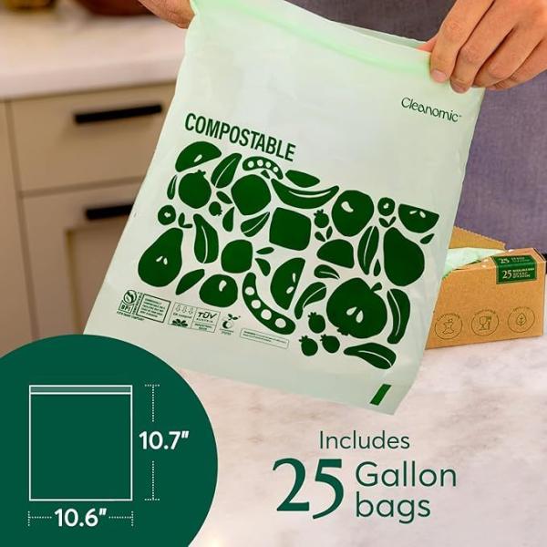 Compostable* Food Storage Bag Bundle - Gallon, Quart, Sandwich and Snack Sizes