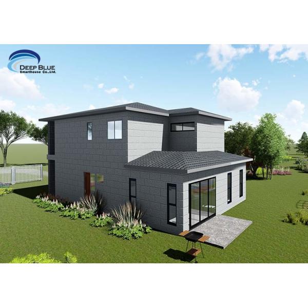 Сильные подвижные дома Жилые стальные дома Новая 2-этажная роскошная вилла